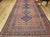 Vintage Persian Malayer Gallery Rug, Hand-Knotted Wool, Geometric Pattern, 7x17, Brick Red & Blue For Sale - Image 15 of 15