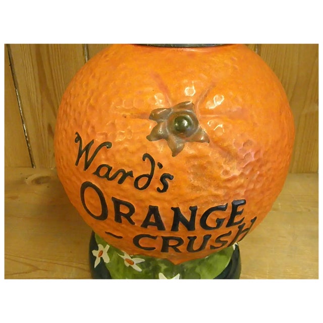 Hard to Find 1910-20s Wards Orange Crush Syrup Dispenser For Sale - Image 4 of 18