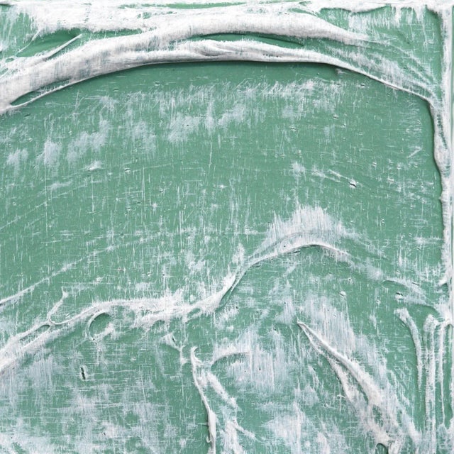 Contemporary Forces of Nature 19 - Original Textural Green Artwork by Len Klikunas For Sale - Image 3 of 10