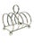 Art Deco Antique English Sheffield Silver Art Deco Toast Rack For Sale - Image 3 of 10