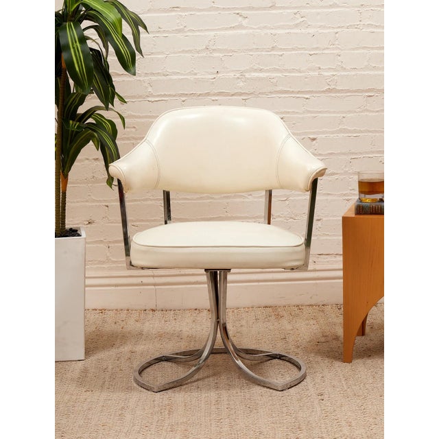 Mid 20th Century Set of 4 Chrome-Craft Vintage 70’s Chairs For Sale - Image 5 of 9
