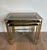1940s Neoclassical style brass nesting tables. French work by Maison Jansen. For Sale - Image 11 of 12
