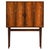Black Bar Cabinet in Rosewood, Black Formica attributed to Helge Vestergaard Jensen, 1950s For Sale - Image 8 of 8