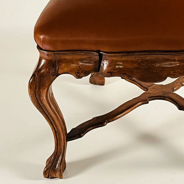 Brown Large 1990s Venetian Walnut Chair by Therien Studio Workshops For Sale - Image 8 of 9