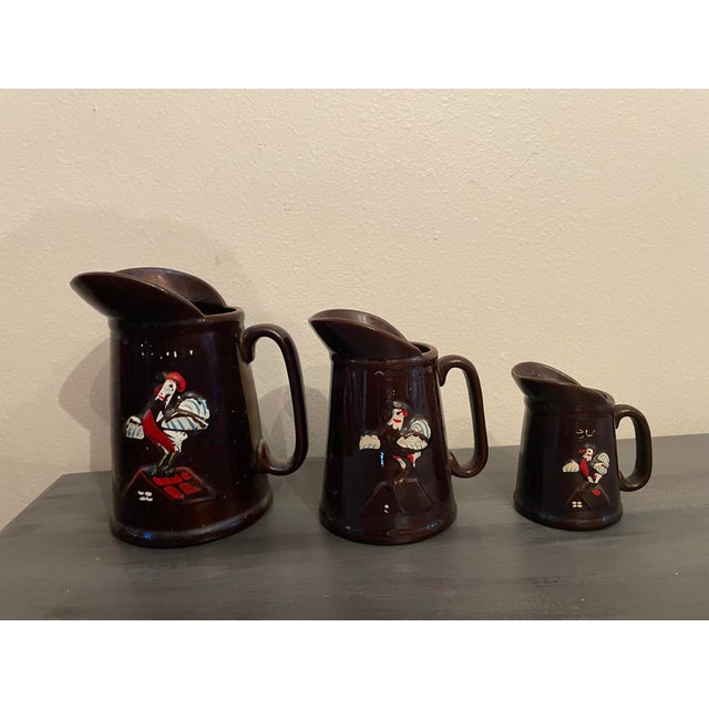 1960 Pancake Pitchers- Set of 3 For Sale In Naples, FL - Image 6 of 6