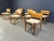 Brown Ticino Dining Chairs by Bruno Reichlin for Molteni, 1990s, Set of 8 For Sale - Image 8 of 13