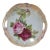 Vintage Romantic Roses Luster Edge Pierced Handles Serving Dissert Platter From Germany For Sale