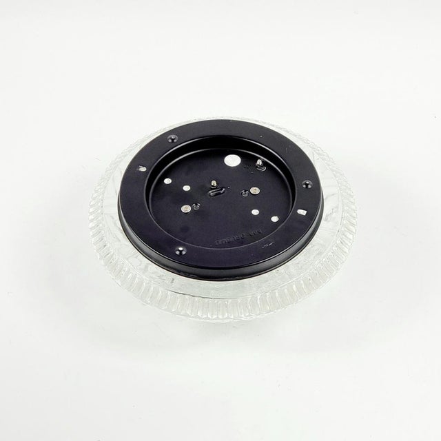 Metal Geometric Glass Wall Light from Limburg, Germany, 1970s For Sale - Image 7 of 9
