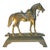 Vintage Brass Horse Door Stop For Sale