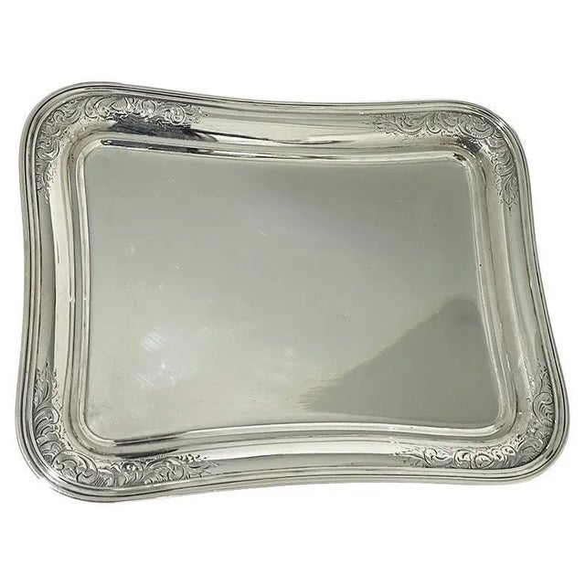 Dutch Silver Salver by George Reevers, 1856 For Sale - Image 9 of 9