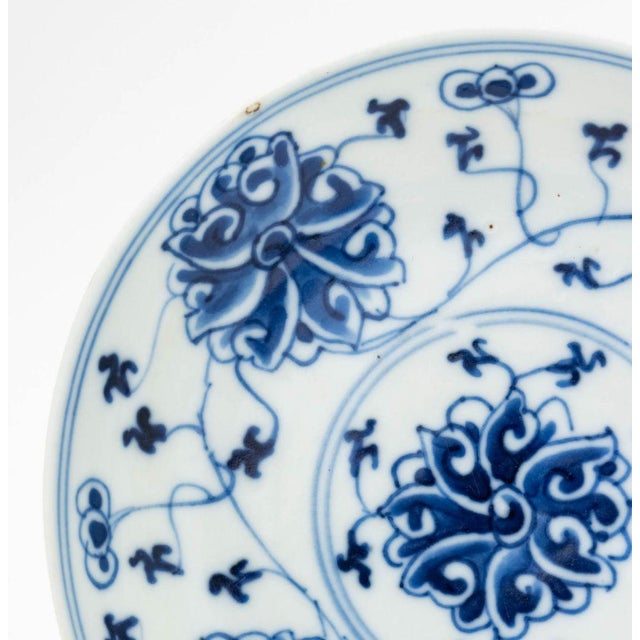 Chinese Chinese Export Blue and White Porcelain Teacups and Saucers - Set of 6 For Sale - Image 3 of 18