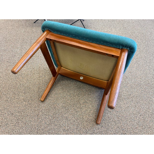 Mid Century Modern Danish Teak Arne Vodder Fd-164 Adjustable Lounge Chair & Ottoman for France & Son. 1960’s For Sale - Image 9 of 12