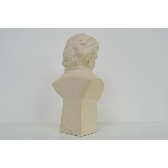 1950s Plaster Bust of Ludwig van Beethoven, 1950s For Sale - Image 5 of 14