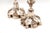 Metal Silver 3-Light Candelabras with Cut-Out Sconces, Set of 2 For Sale - Image 7 of 8