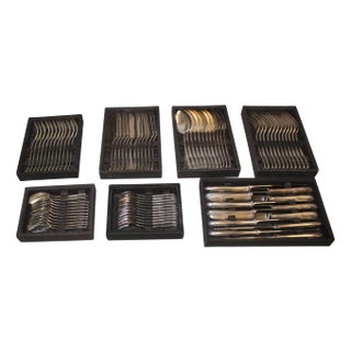 Louis XV Style Cutlery Service from François Frionnet, 1940s, Set of 84 For Sale