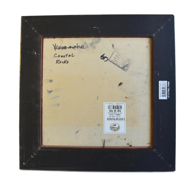 Silvio Silvestri, Listed Artist Ridge of Blue Mountain Landscape Oil Painting Including the Antiqued Gold Wood Frame For Sale - Image 9 of 11