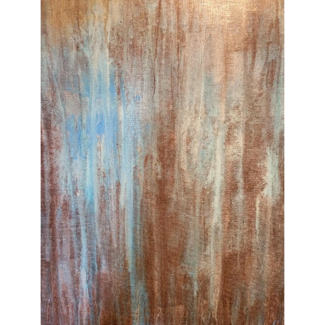 Textile Vintage Ballard Designs Exclusive Artist Abstract Shadow Canvas Print Wall Art For Sale - Image 7 of 12