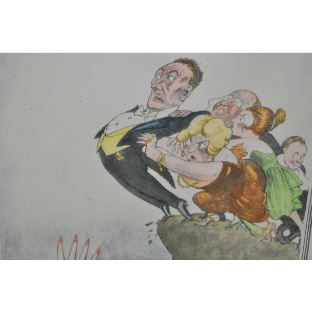 "The Bachelor" by HM Bateman Framed Print For Sale - Image 5 of 5