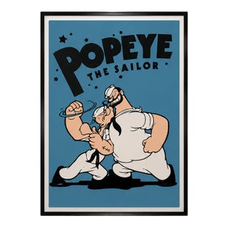 Art Deco Popeye & Pluto Posters For Sale