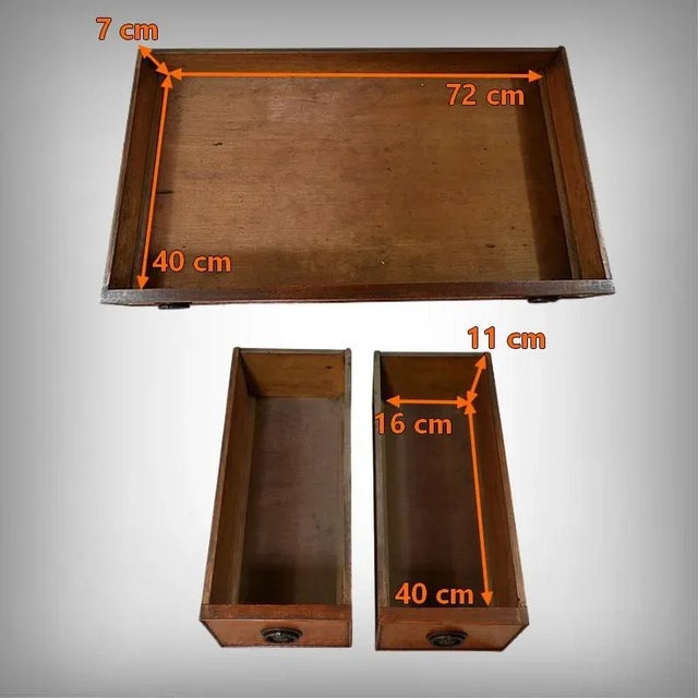 Small English Victorian Desk in Oak For Sale - Image 17 of 18