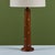 Pair of lathe-turned walnut lamps from Midwestern ceramic artists Gordon and Jane Martz for their company Marshall...