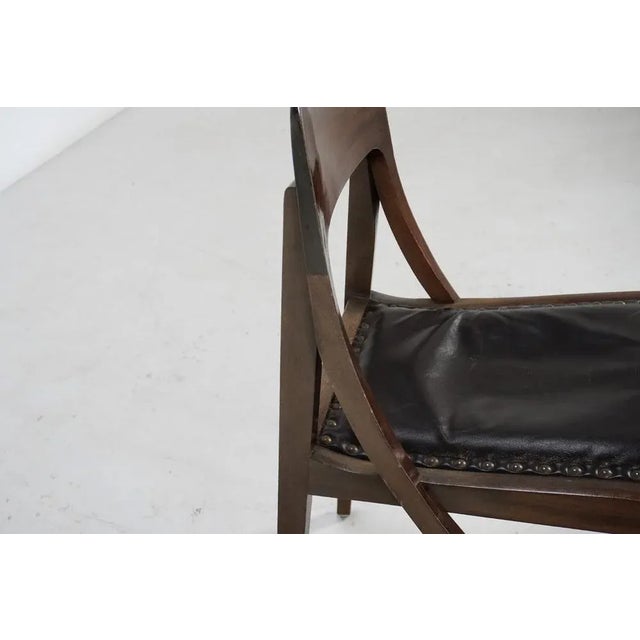 Brown Side Chair by Richard Riemerschmid for United Workshops, Germany, 1890s For Sale - Image 8 of 11