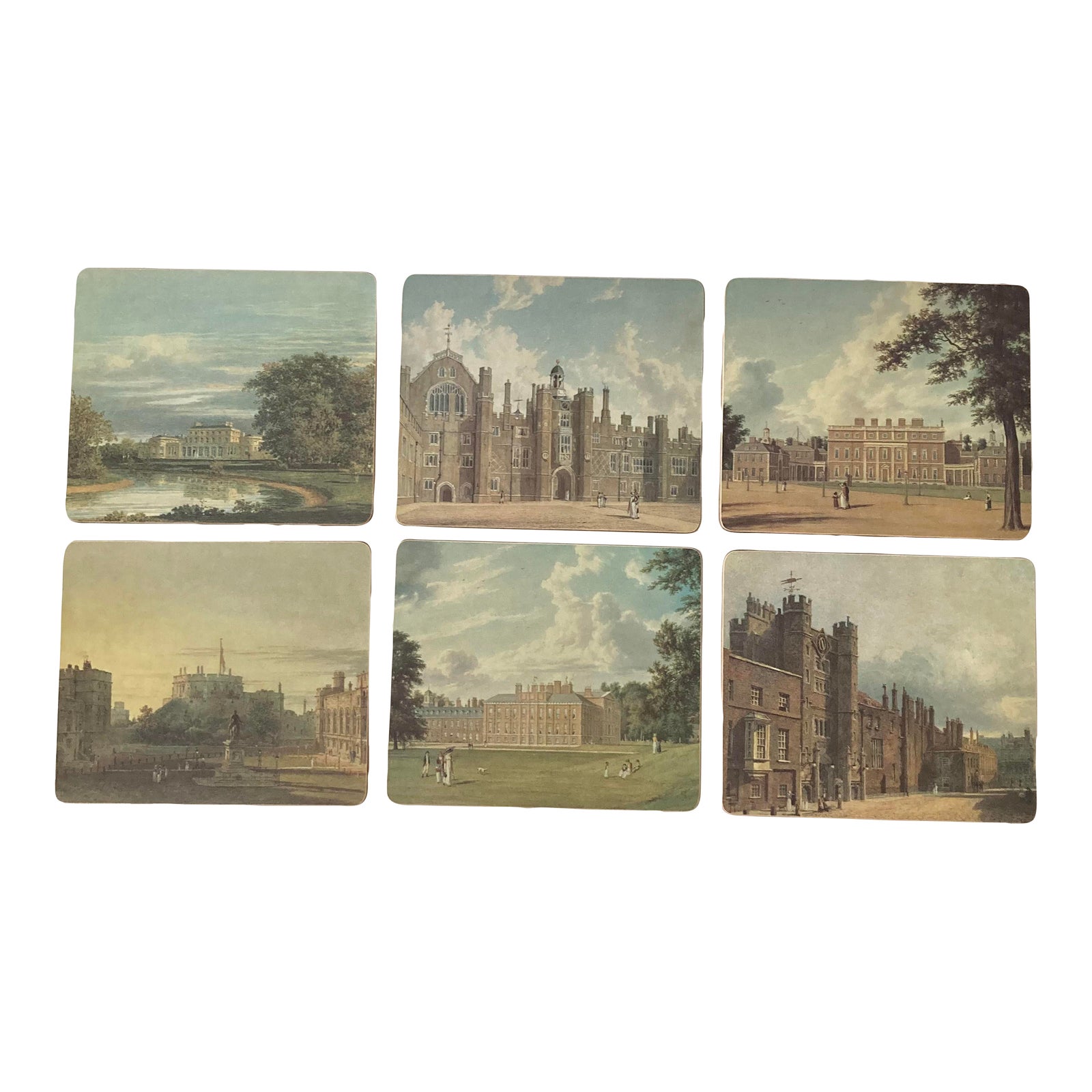 Lady Clare Traditional English Royal Residences Placemats S/6 Chairish