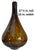 17+ In. Tall Murano Mottled Amber Gourd Shaped Art Glass Vase For Sale - Image 18 of 18