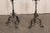 Mid 20th Century Mid 20th Century French Forged Iron Floor Candlesticks, 5 Ft For Sale - Image 5 of 13