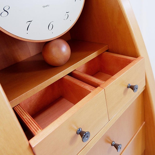 Vintage - Decoration - Clock Measures : 50x40cm H: 169cm Delivered without batteries