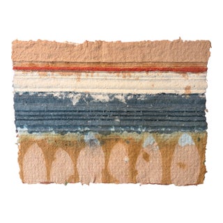 "Crypts at Khartoum" — Claudia Adel Swager | Original Handmade Paper Work | 1984 For Sale
