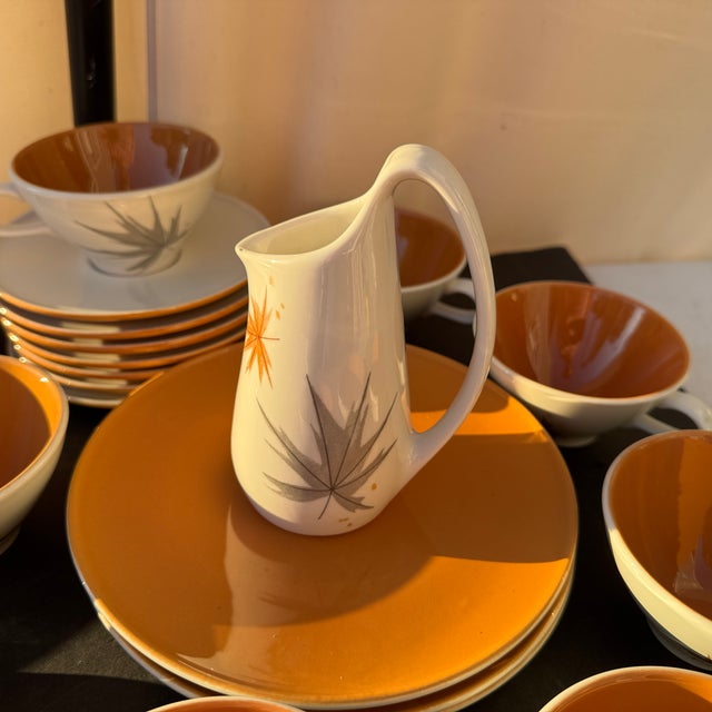 Ceramic Ben Seibel Iroquois Autumn Harvest Dinnerware- 30 Pieces For Sale - Image 7 of 12