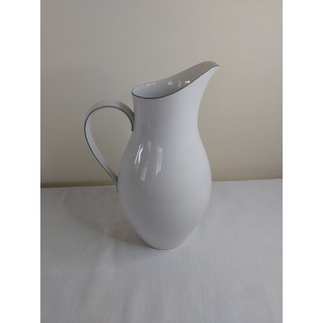 White 1930s Kpm Trude Petri-Raben Bauhaus Urbino Pitcher For Sale - Image 8 of 8