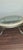 Maitland Smith Style Round Stone & Beveled Glass Coffee Table W/Burnished Silver Legs For Sale - Image 10 of 11