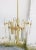 Metal Mid-Century Modern Italian Brass & Crystal Glass Chandelier by Gaetano Sciolari for Sciolari, 1966 For Sale - Image 7 of 12