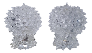 Rostrato Murano Glass Table Lamps from Barovier & Toso, Italy, 1940s, Set of 2
