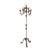 1960s Italian Gilt Tole Candelabra Floor Lamp For Sale