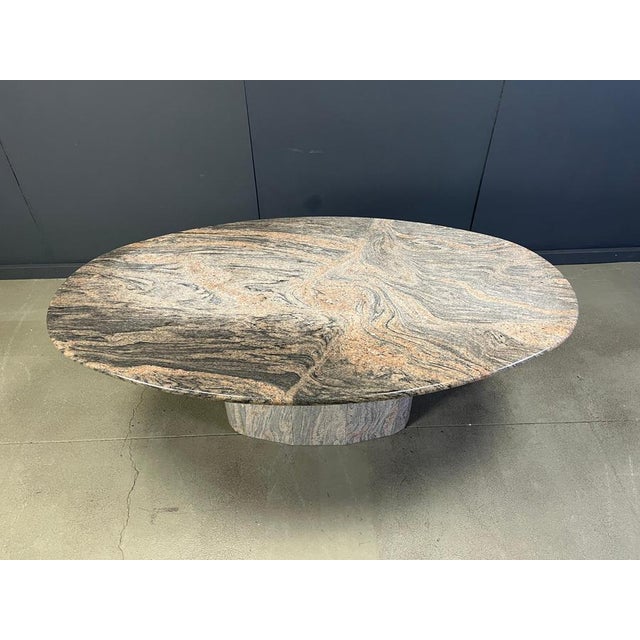 Vintage Oval Granite Dining Table, 1970s For Sale - Image 11 of 14