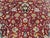Vintage Tabriz Rug, Hand-Knotted Wool & Silk, Fine Floral Pattern, Burgundy & Navy, 10x13 For Sale - Image 17 of 18