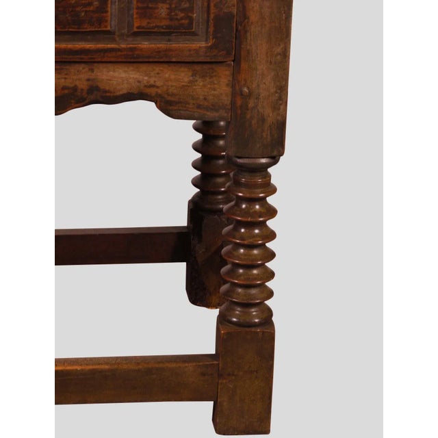 17th-C. Spanish Baroque Side Table For Sale In Boston - Image 6 of 12