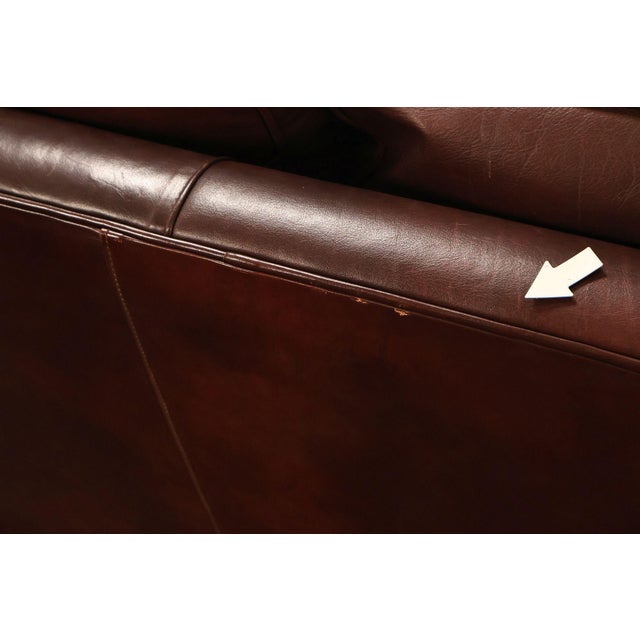 Hancock & Moore Traditional Leather Sofa For Sale - Image 15 of 18