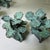 1990s Bronze Flowers in Triangular Pots With Feet. For Sale - Image 10 of 11
