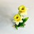 Mid 20th Century Mid-Century Italian Capodimonte Style Porcelain Yellow Daffodil Decorative Object For Sale - Image 5 of 11