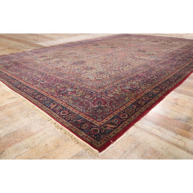 Antique Turkish Sivas Rug - 13'01 X 19'01 For Sale - Image 9 of 11