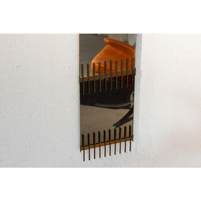 Italian Wall Mirror attributed to Ettore Sottsass for Santambrogio & de Berti, 1957 For Sale - Image 6 of 18