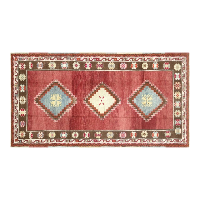 1960s Turkish Oushak Rug For Sale