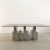 Paul Evans Vintage MCM Paul Evans Cityscape Dining Table – Gunmetal Base, Smoke Glass Top, 1970s For Sale - Image 4 of 12