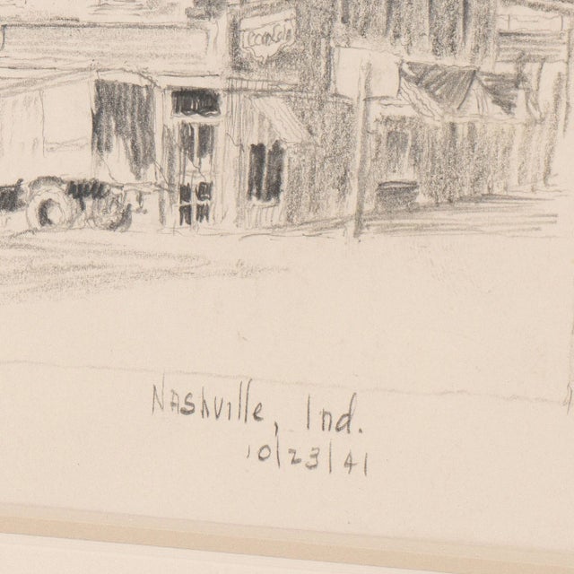 Nashville, (Brown County) Indiana by h.l. Jorgensen, 1941 For Sale - Image 4 of 5