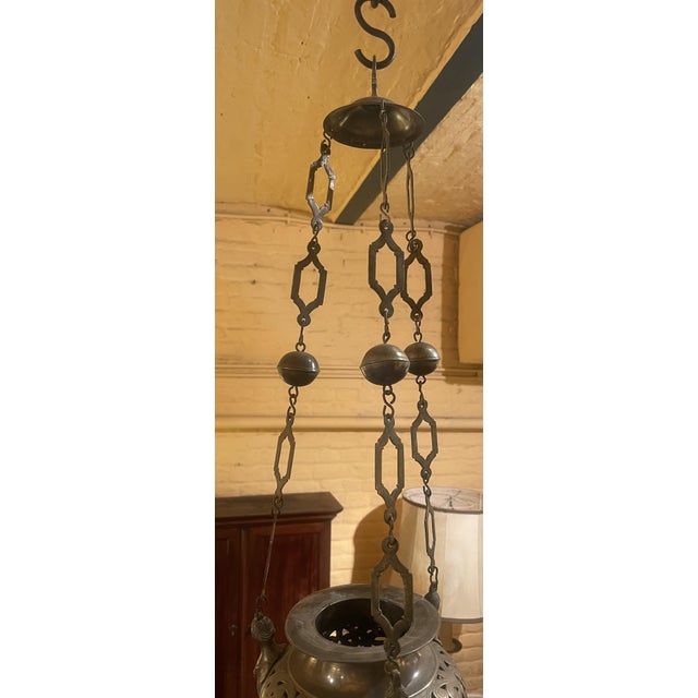 Antique German Hanging Lamp, 1500s For Sale - Image 4 of 18