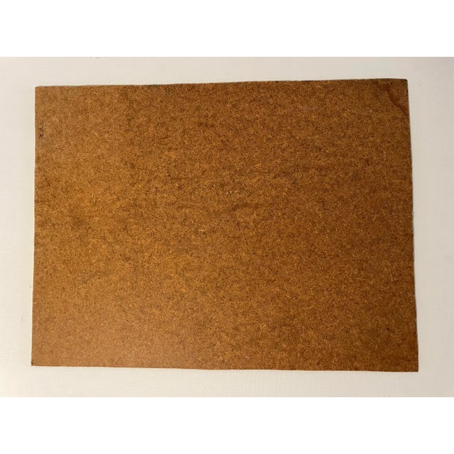 Mid 20th Century Mid-Century Colorful Sunset Forest and River Landscape , Acrylic on Fiberboard Painting For Sale - Image 5 of 7